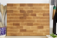 Hirnholz-Schneidebrett aus Ahorn – 40 x 30 cm